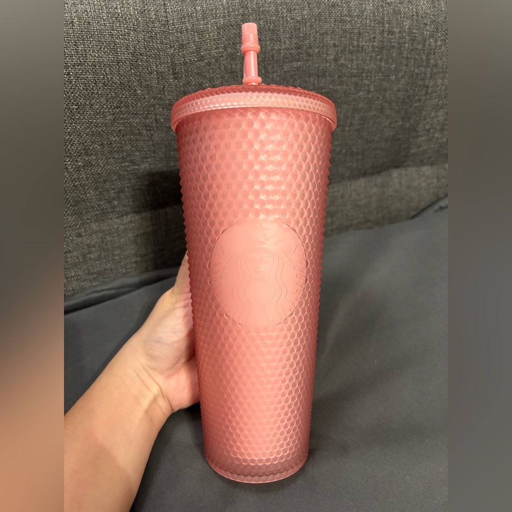 Starbucks Pink Soft Touch Studded Tumbler